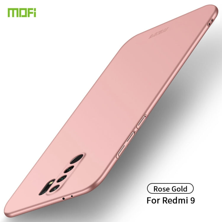 For Xiaomi Redmi 9 MOFI Frosted PC Ultra-thin Hard Case(Rose Gold) - Xiaomi Cases by MOFI | Online Shopping UK | buy2fix