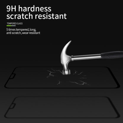 For Huawei Honor 9X Lite MOFI 9H 2.5D Full Screen Tempered Glass Film(Black) - Honor Tempered Glass by MOFI | Online Shopping UK | buy2fix