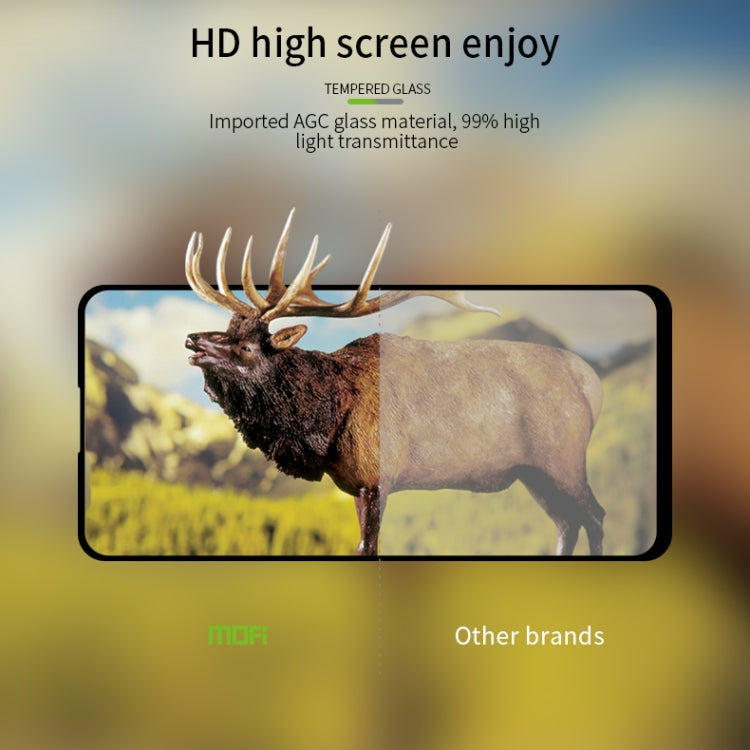 For Huawei Maimang9/Mate 40Lite MOFI 9H 2.5D Full Screen Tempered Glass Film(Black) - Huawei Tempered Glass by MOFI | Online Shopping UK | buy2fix