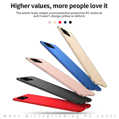 For iPhone 12 / 12 Pro MOFI Frosted PC Ultra-thin Hard Case(Red) - iPhone 12 / 12 Pro Cases by MOFI | Online Shopping UK | buy2fix