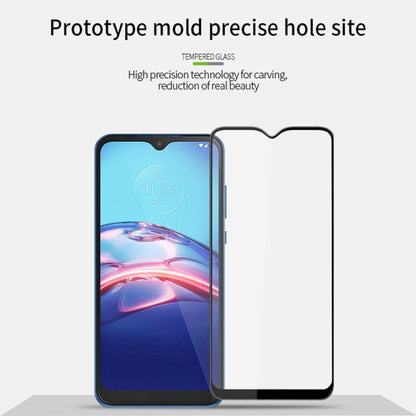 For Motorola Moto E (2020) PINWUYO 9H 3D Curved Full Screen Explosion-proof Tempered Glass Film(Black) - Motorola Tempered Glass by PINWUYO | Online Shopping UK | buy2fix