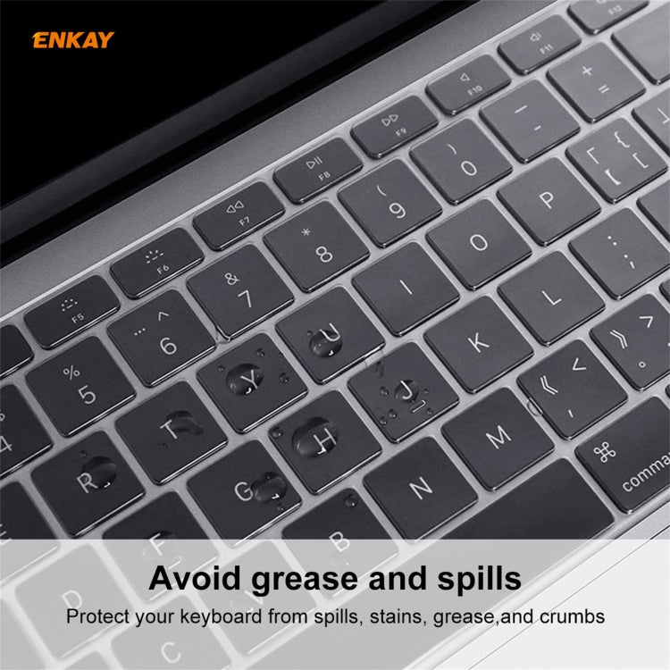 ENKAY US Version Soft TPU Keyboard Protector Film for MacBook 12 inch A1534 (2015) / Pro 13.3 inch A1708 (without Touch Bar) - Keyboard Protector by ENKAY | Online Shopping UK | buy2fix