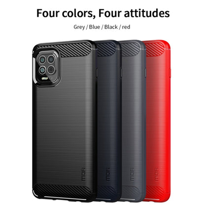 For Motorola Moto Edge S MOFI Gentleness Series Brushed Texture Carbon Fiber Soft TPU Case(Black) - Motorola Cases by MOFI | Online Shopping UK | buy2fix