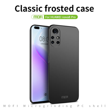 For Huawei Nova 8 Pro MOFI Frosted PC Ultra-thin Hard Case(Gold) - Huawei Cases by MOFI | Online Shopping UK | buy2fix