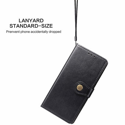 For Blackview A70 Solid Color Leather Buckle Phone Case with Lanyard & Photo Frame & Card Slot & Wallet & Stand Function(Green) - More Brand by buy2fix | Online Shopping UK | buy2fix