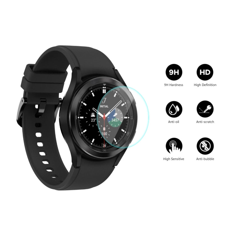 1 PCS For Samsung Galaxy Watch4 Classic 42mm ENKAY Hat-Prince 0.2mm 9H 2.15D Curved Edge Tempered Glass Screen Protector Watch Film - Screen Protector by ENKAY | Online Shopping UK | buy2fix