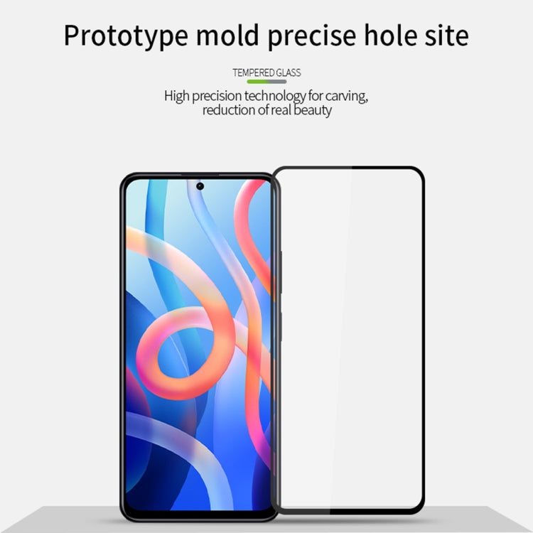 For Xiaomi Redmi Note 11 PINWUYO 9H 2.5D Full Screen Tempered Glass Film(Black) -  by PINWUYO | Online Shopping UK | buy2fix