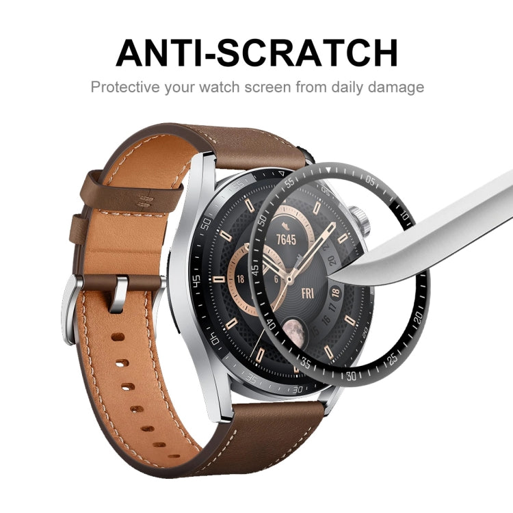 2 PCS For Huawei Watch GT 3 46mm ENKAY Hat-Prince Full Coverage 3D Curved Soft PC Edge + PMMA HD Screen Protector Film - Screen Protector by ENKAY | Online Shopping UK | buy2fix
