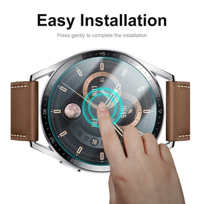 2 PCS For Huawei Watch GT 3 46mm ENKAY Hat-Prince Crystal Screen Protector Anti-scratch Watch Film - Screen Protector by ENKAY | Online Shopping UK | buy2fix