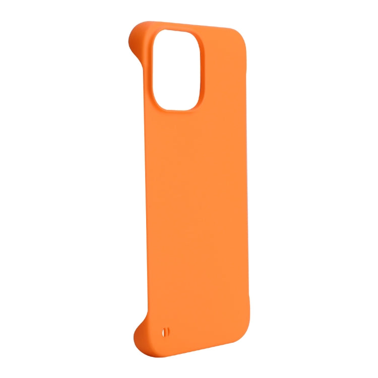 For iPhone 12 Pro Max ENKAY Matte Frameless Hard PC Case(Orange) - iPhone 12 Pro Max Cases by ENKAY | Online Shopping UK | buy2fix