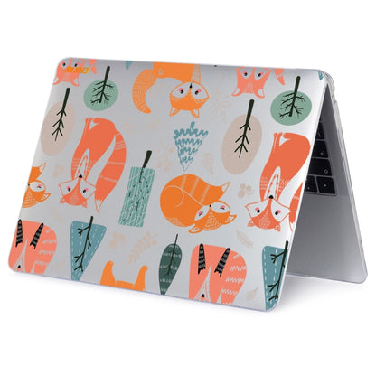 For MacBook Air 13.3 inch A1932 / A2179 / A2337 ENKAY Animal Series Pattern Laotop Protective Crystal Case(Fox) - MacBook Air Cases by ENKAY | Online Shopping UK | buy2fix