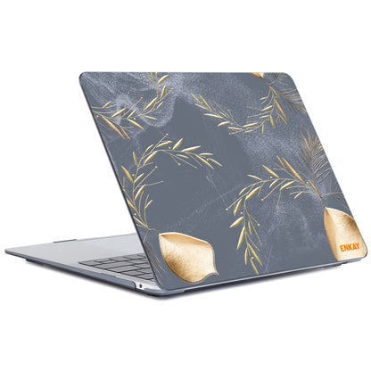 ENKAY Vintage Pattern Series Laotop Protective Crystal Case For MacBook Pro 14.2 inch A2442 (2021)(Wild Oats) - MacBook Pro Cases by ENKAY | Online Shopping UK | buy2fix