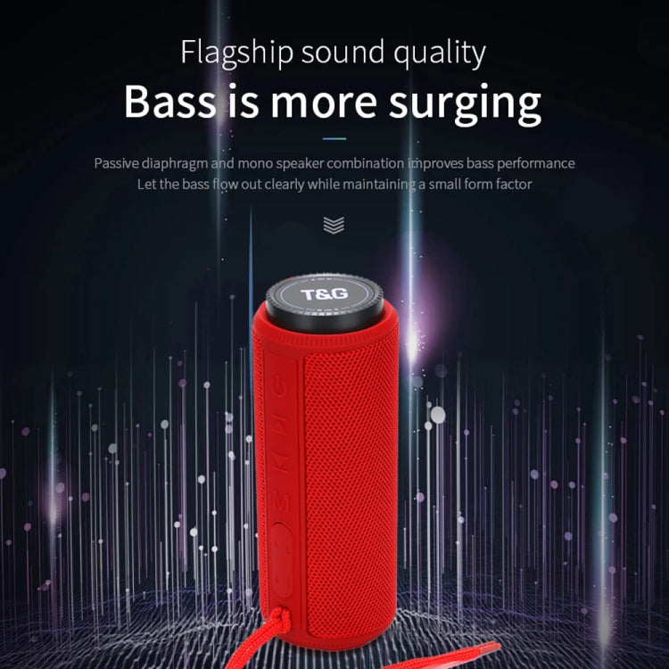 T&G TG332 10W HIFI Stereo Waterproof Portable Bluetooth Speaker(Gray) - Desktop Speaker by T&G | Online Shopping UK | buy2fix