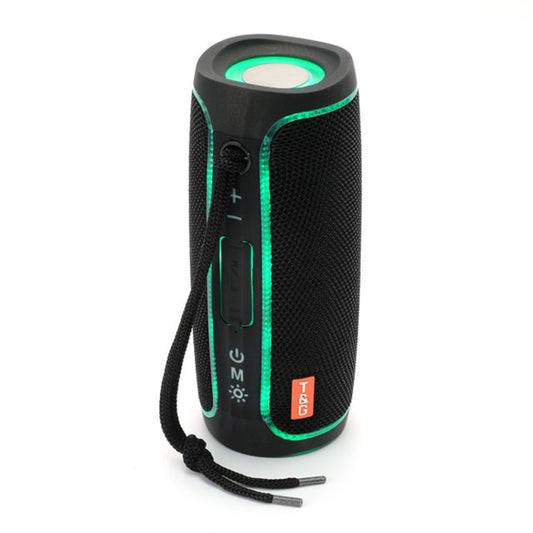 T&G TG288 TWS Portable LED Light Bluetooth Speaker(Black) - Desktop Speaker by T&G | Online Shopping UK | buy2fix