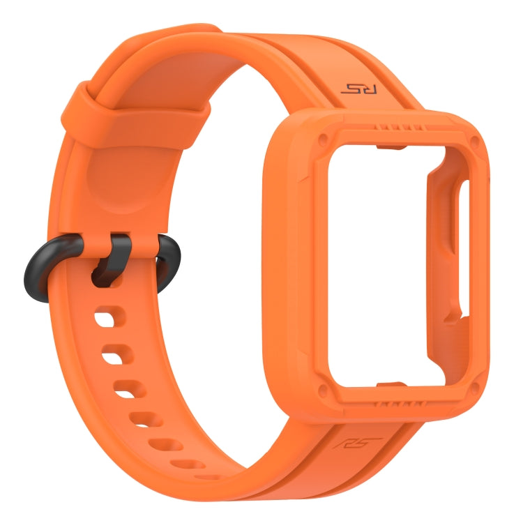 For Xiaomi Redmi Watch 2 Lite Silicone Solid Color Watch Band(Orange) - Watch Bands by buy2fix | Online Shopping UK | buy2fix