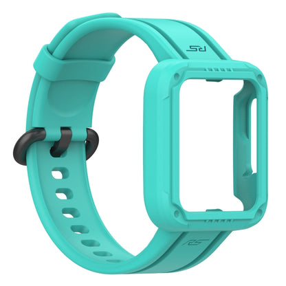 For Xiaomi Mi Watch Lite Silicone Solid Color Watch Band(Water Duck) - Watch Bands by buy2fix | Online Shopping UK | buy2fix