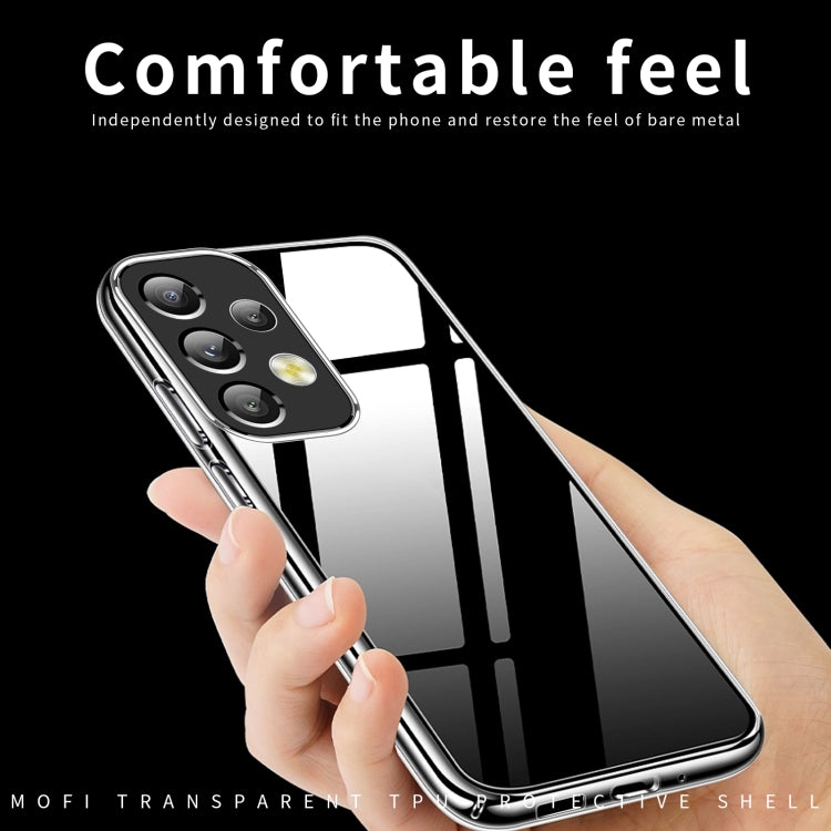 For Samsung Galaxy A73 5G MOFI Ming Series Ultra-thin TPU Phone Case(Transparent) - Galaxy Phone Cases by MOFI | Online Shopping UK | buy2fix
