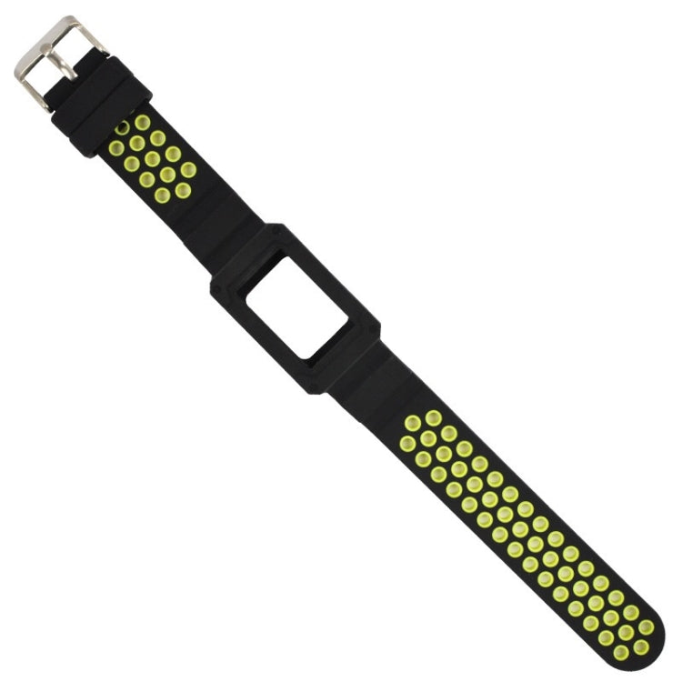 For Fitbit Charge 3 All-in-one Silicone Protective Case Replacement Watch Band(Yellow) - Watch Bands by buy2fix | Online Shopping UK | buy2fix