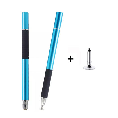 AT-31 Conductive Cloth Head + Precision Sucker Capacitive Pen Head 2-in-1 Handwriting Stylus with 1 Pen Head(Light Blue) - Stylus Pen by buy2fix | Online Shopping UK | buy2fix