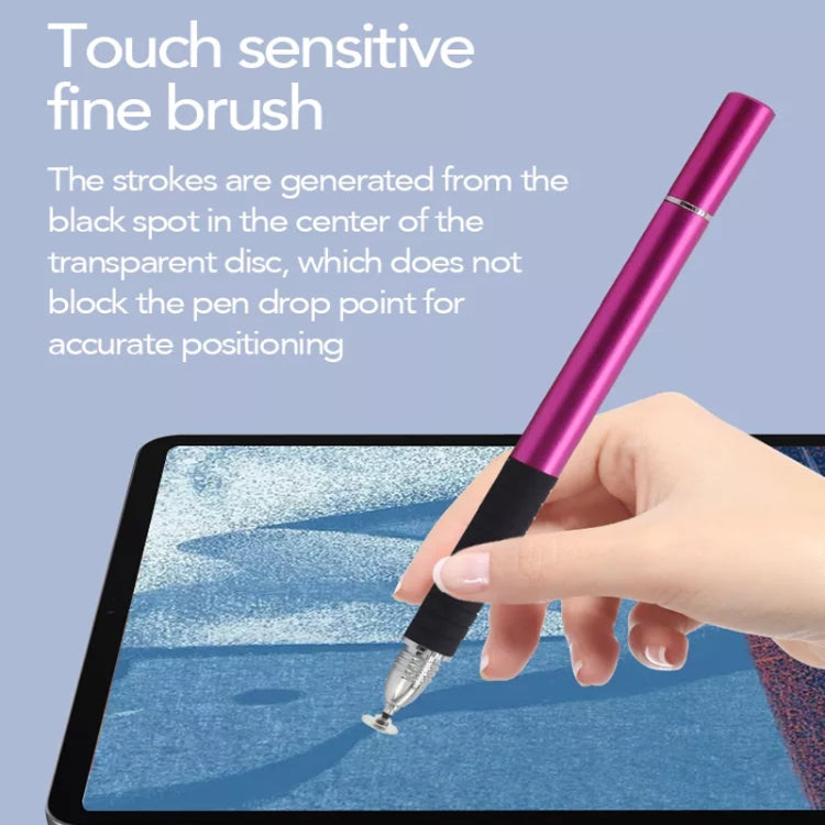 AT-31 Conductive Cloth Head + Precision Sucker Capacitive Pen Head 2-in-1 Handwriting Stylus with 1 Pen Head(Dark Blue) - Stylus Pen by buy2fix | Online Shopping UK | buy2fix