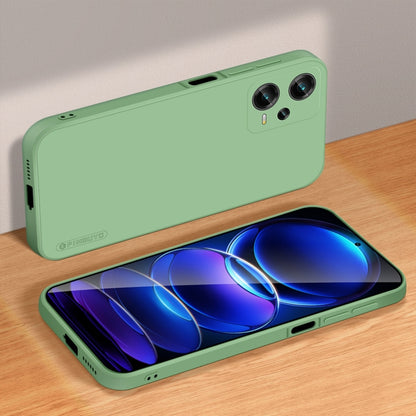 For Xiaomi Redmi Note 12 Pro+ China/Note12 Explorer PINWUYO Sense Series Liquid Silicone TPU Phone Case(Green) - Xiaomi Cases by PINWUYO | Online Shopping UK | buy2fix