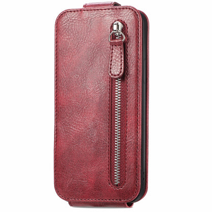 For Xiaomi Redmi Note 13 Pro+ Zipper Wallet Vertical Flip Leather Phone Case(Red) - Note 13 Pro+ Cases by buy2fix | Online Shopping UK | buy2fix