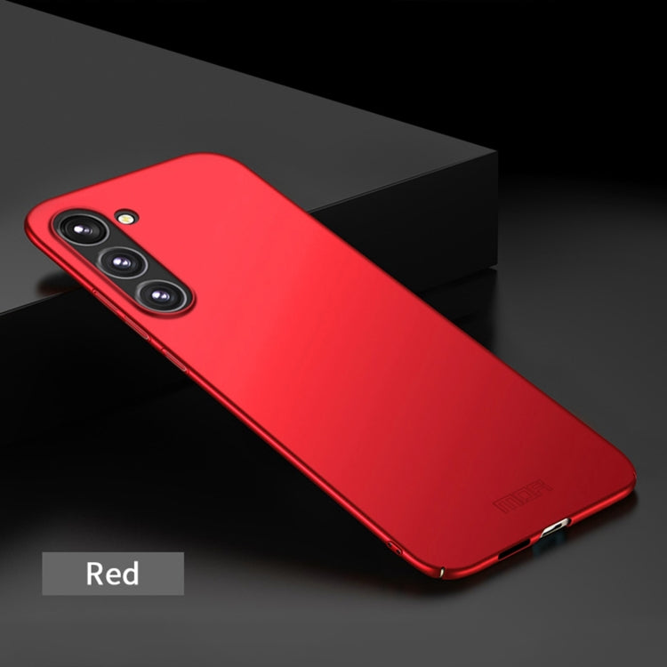 For Samsung Galaxy S24 FE 5G MOFI Frosted PC Ultra-thin Hard Phone Case(Red) - Galaxy S24 FE 5G Cases by MOFI | Online Shopping UK | buy2fix