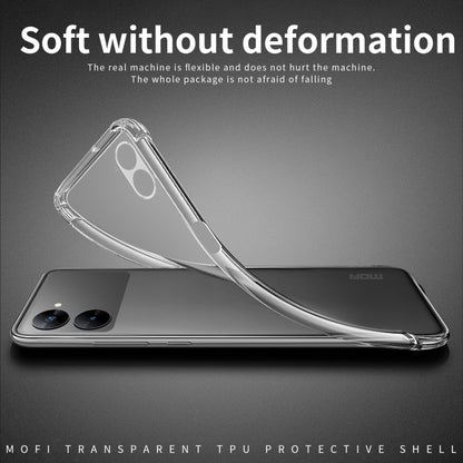 For Realme V30 / V30T MOFI Ming Series Ultra-thin TPU Phone Case(Transparent) - Realme Cases by MOFI | Online Shopping UK | buy2fix