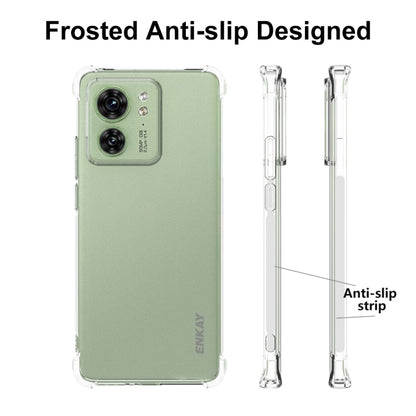 For Motorola Edge 40 5G ENKAY Hat-Prince Transparent TPU Shockproof Phone Case - Motorola Cases by ENKAY | Online Shopping UK | buy2fix