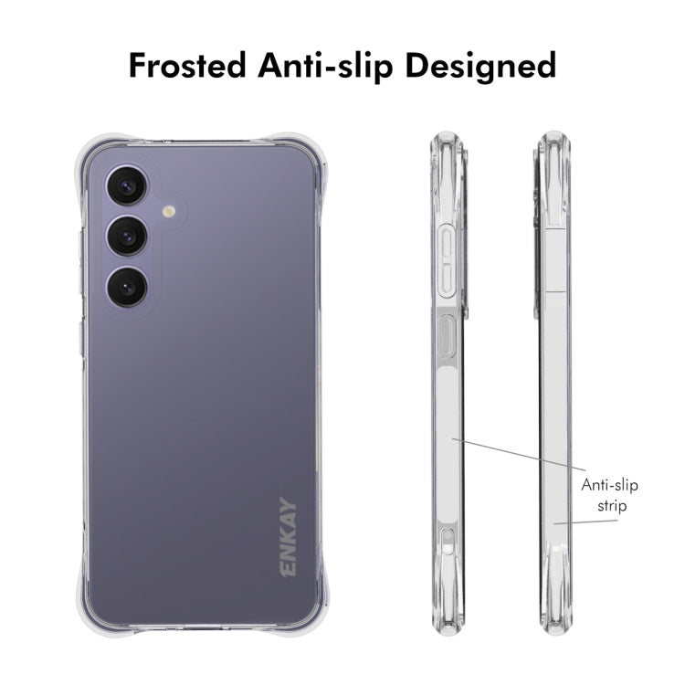 For Samsung Galaxy S24 FE 5G ENKAY Clear TPU Shockproof Anti-slip Phone Case - Galaxy S24 FE 5G Cases by ENKAY | Online Shopping UK | buy2fix