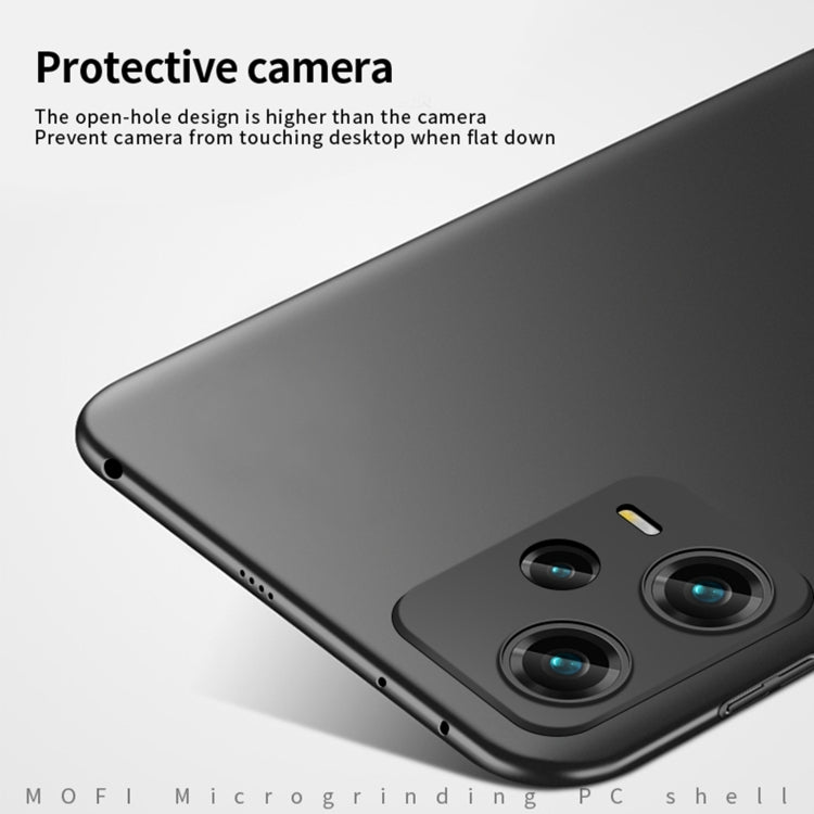 For Redmi Note 12 Pro 5G Global MOFI Micro-Frosted PC Ultra-thin Hard Phone Case(Blue) - Note 12 Pro Cases by MOFI | Online Shopping UK | buy2fix