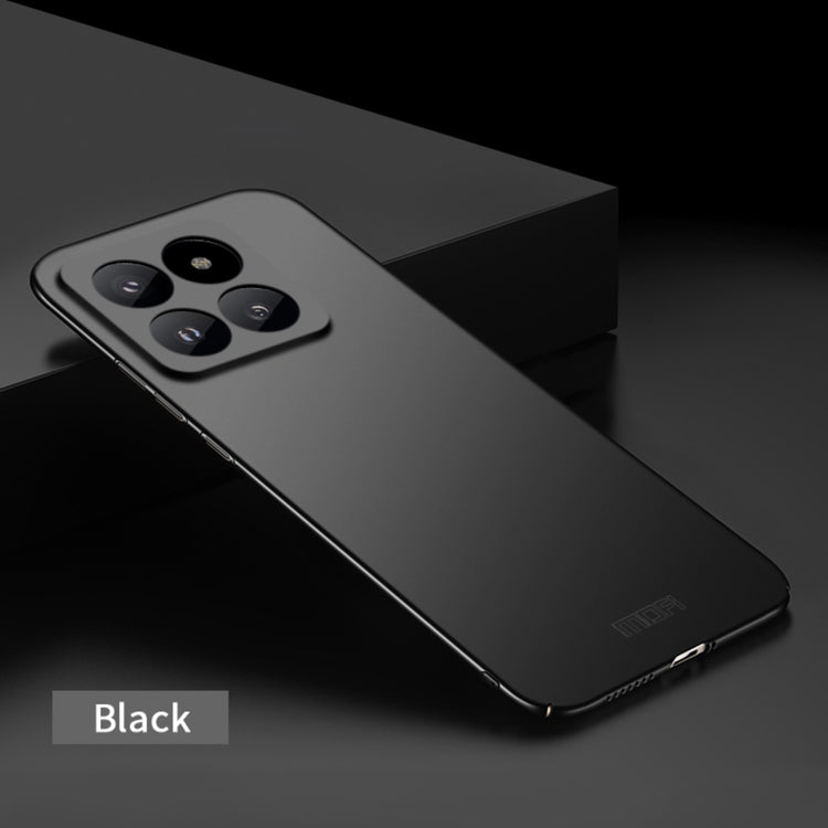 For Xiaomi 14 Pro MOFI Micro-Frosted PC Ultra-thin Hard Phone Case(Black) - 14 Pro Cases by MOFI | Online Shopping UK | buy2fix