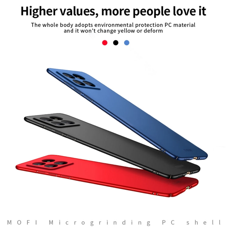 For?Xiaomi 14 Pro MOFI Micro-Frosted PC Ultra-thin Hard Phone Case(Red) - 14 Pro Cases by MOFI | Online Shopping UK | buy2fix