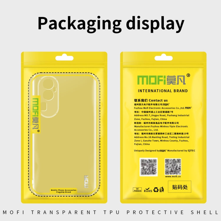 For OPPO Reno11 F MOFI Ming Series Transparent Ultra-thin TPU Phone Case(Transparent) - Reno11 F Cases by MOFI | Online Shopping UK | buy2fix