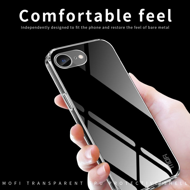 For iPhone 16e MOFI Ming Series Ultra-thin TPU Phone Case(Transparent) - iPhone 16e Cases by MOFI | Online Shopping UK | buy2fix