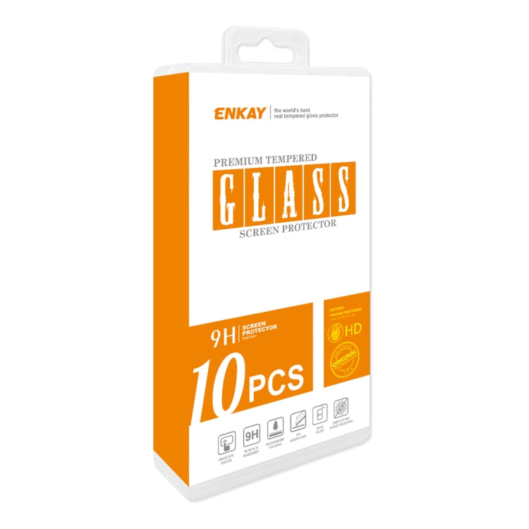 For Redmi K70 / K70 Pro / K70E 10pcs ENKAY Hat-Prince Full Glue High Aluminum-silicon Tempered Glass Film -  by ENKAY | Online Shopping UK | buy2fix