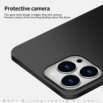 For iPhone 16 Pro Max MOFI Frosted PC Ultra-thin Hard Phone Case(Black) - iPhone 16 Pro Cases by MOFI | Online Shopping UK | buy2fix