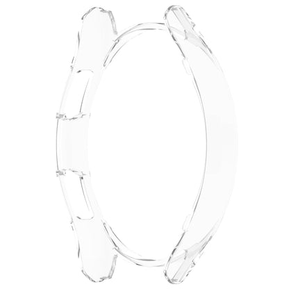 For Samsung Galaxy Watch 6 Classic 47mm Half Coverage Hollow PC Watch Protective Case(Transparent) - Watch Cases by buy2fix | Online Shopping UK | buy2fix