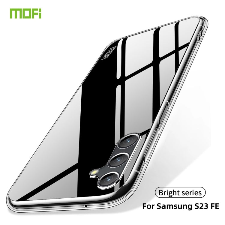 For Samsung Galaxy S23 FE 5G MOFI Ming Series Ultra-thin TPU Phone Case(Transparent) - Galaxy S23 FE 5G Cases by MOFI | Online Shopping UK | buy2fix