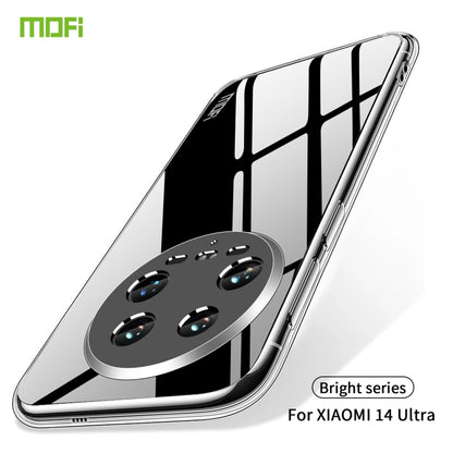 For Xiaomi 14 Ultra MOFI Ming Series Ultra-thin TPU Phone Case(Transparent) - 14 Ultra Cases by MOFI | Online Shopping UK | buy2fix