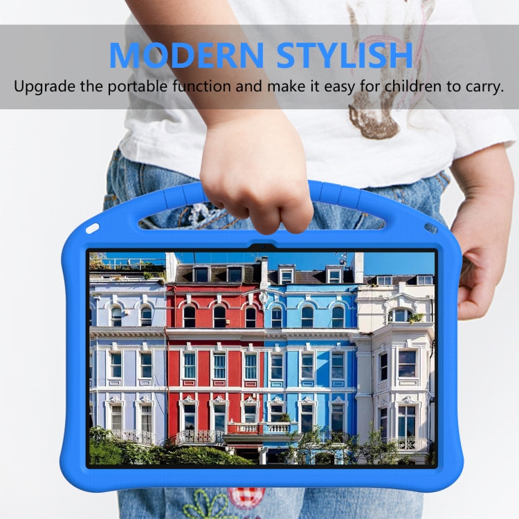 For Samsung Galaxy Tab S9 Ultra EVA Shockproof Tablet Case with Holder(Blue) - Galaxy Tab S9 Ultra Cases by buy2fix | Online Shopping UK | buy2fix