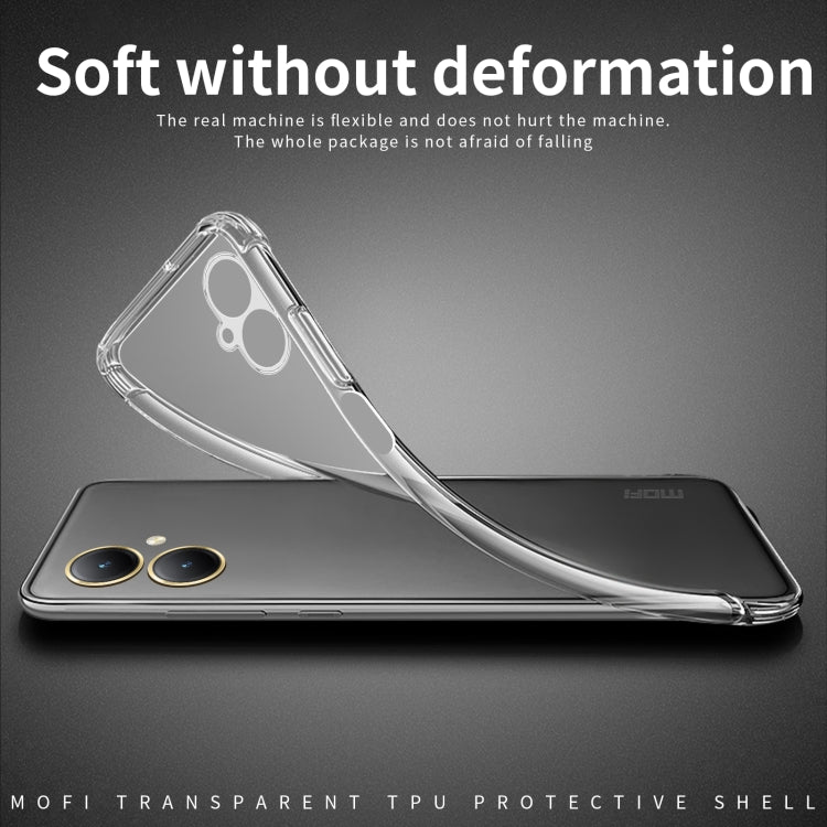 For vivo Y35+/Y35M+ MOFI Ming Series Ultra-thin TPU Phone Case(Transparent) - vivo Cases by MOFI | Online Shopping UK | buy2fix