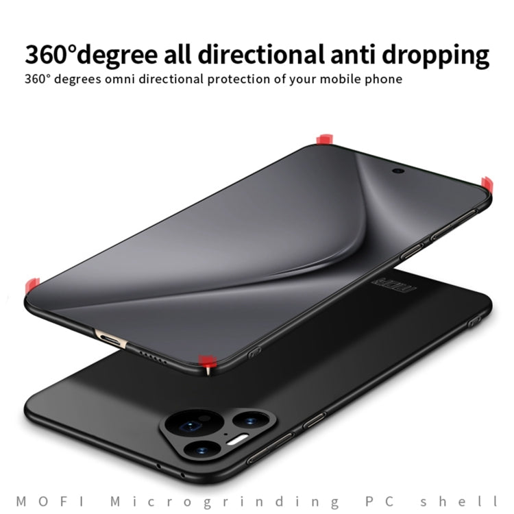 For Huawei Pura 70 Pro MOFI Micro-Frosted PC Ultra-thin Hard Phone Case(Black) - Huawei Cases by MOFI | Online Shopping UK | buy2fix