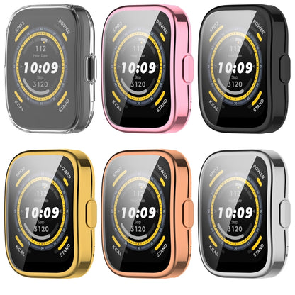 For Amazfit Bip 5 All-Inclusive TPU Protective Case(Black) - Watch Cases by buy2fix | Online Shopping UK | buy2fix