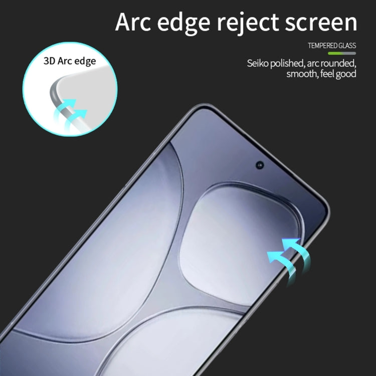 For Xiaomi Redmi K70 Ultra MOFI 9H 3D Explosion-proof Tempered Glass Film(Black) -  by MOFI | Online Shopping UK | buy2fix