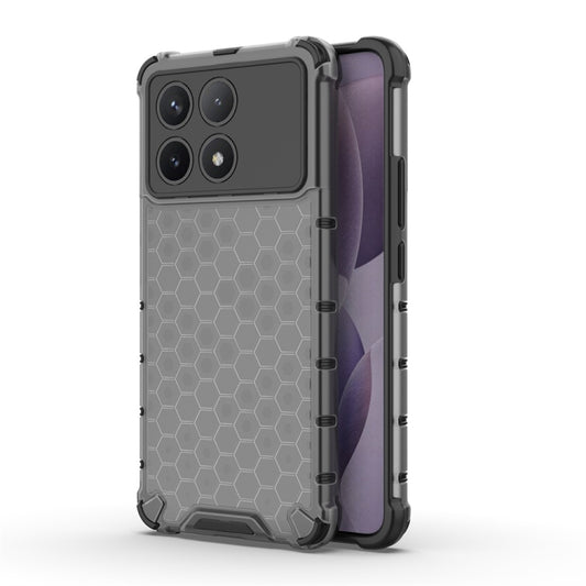 For Redmi K70 Pro Shockproof Honeycomb Phone Case(Black) - K70 Pro Cases by buy2fix | Online Shopping UK | buy2fix