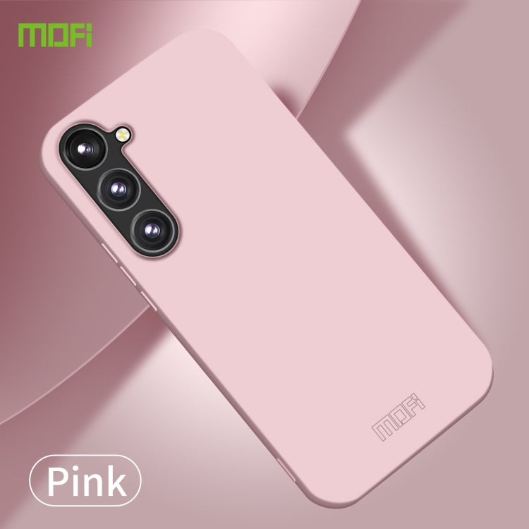 For Samsung Galaxy S23 FE 5G MOFI Qin Series Skin Feel All-inclusive PC Phone Case(Pink) - Galaxy Phone Cases by MOFI | Online Shopping UK | buy2fix