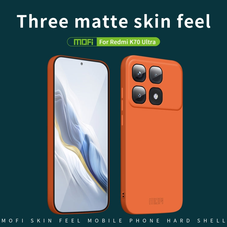 For Xiaomi Redmi K70 Ultra MOFI Qin Series Skin Feel All-inclusive PC Phone Case(Green) - Xiaomi Cases by MOFI | Online Shopping UK | buy2fix