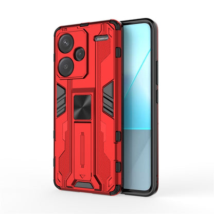 For Redmi Note 13 Pro 5G Supersonic Armor PC Hybrid TPU Phone Case(Red) - Note 13 Pro Cases by buy2fix | Online Shopping UK | buy2fix