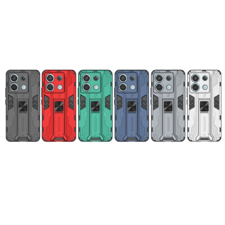 For Xiaomi Poco X6 Supersonic Armor PC Hybrid TPU Phone Case(Silver) - Xiaomi Cases by buy2fix | Online Shopping UK | buy2fix